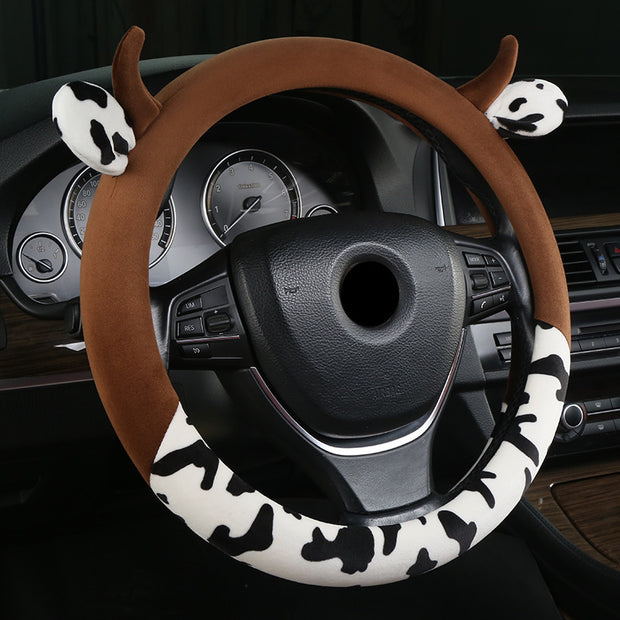 Plush Cute Car Steering Wheel Cover