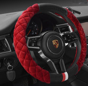 Universal Car Steering Wheel Cover Winter Decoration Cute 38cm Plush Footprint Auto Automobile Vehicle Steering Wheel Protector