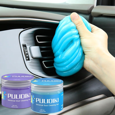 Car Cleaning Gel for Car Detailing Putty Car Putty Auto Cleaning Kits Car Slime Cleaner Dust Cleaning Gel for Car Interior Cleaner Car Accessories Blue Purple (2Pack)