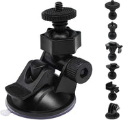 S30 Dash Cam Suction Mount (2Nd Gen) with 10Pcs Joints for Rexing,Z-Edge,Old Shark,Yi,Kdlinks,Falcon Zero,Transcend,Crosstour,Vantrue,Gopro Hero and Most Other Dash Cameras DVR GPS