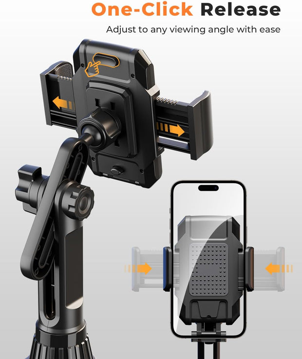 Cup Phone Holder for Car, Universal Adjustable Cup Holder Phone Mount Compatible with Iphone, Samsung, Huawei, LG, Sony, and Nokia