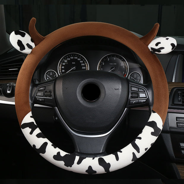 Plush Cute Car Steering Wheel Cover